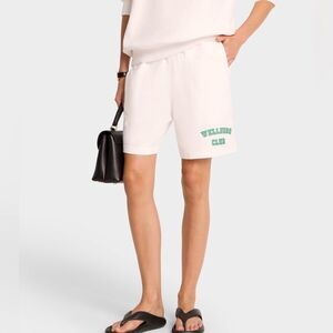 Wellness Club Gym Shorts White Medium